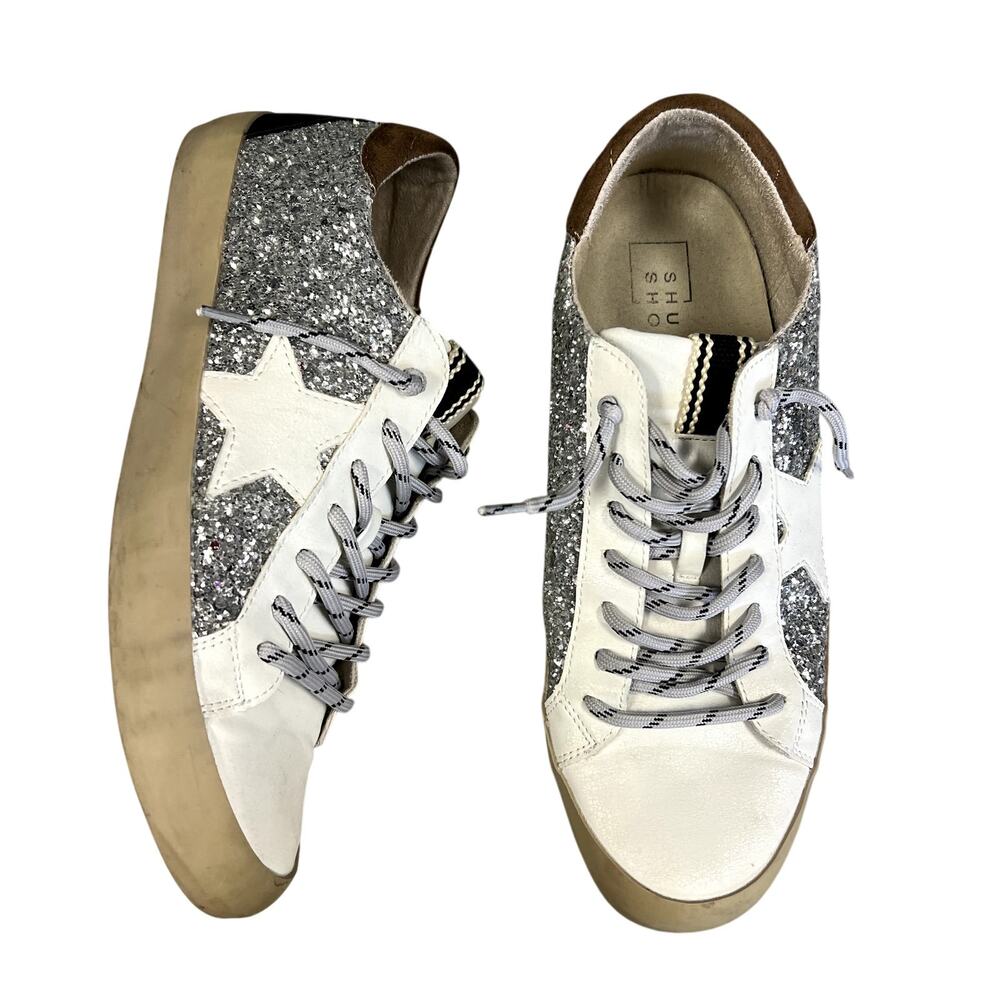 Shu Shop Paula Glitter Sneakers Women's Size 8.5